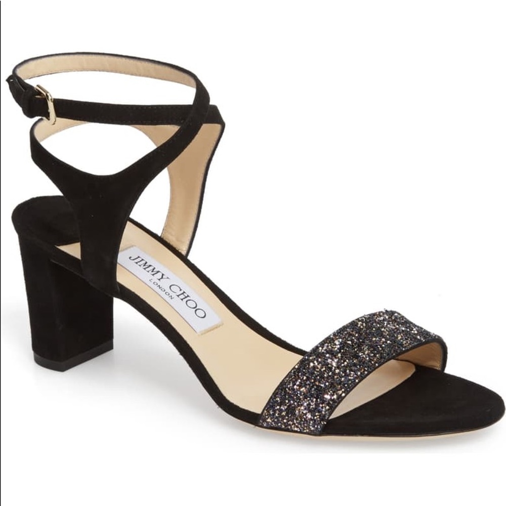 Jimmy Choo Glitter 85 Sandals